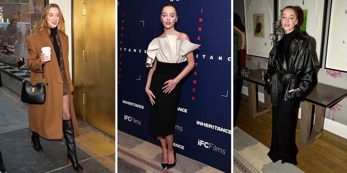 Phoebe Dynevor Goes From Sleek to Preppy to Hollywood in 12 Hours