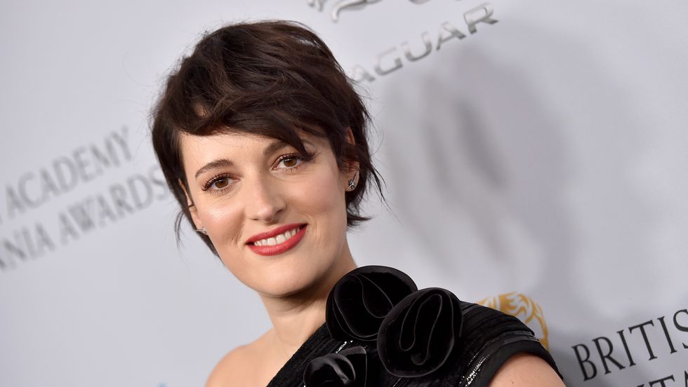 beverly hills, california   october 25 phoebe waller bridge attends the 2019 british academy britannia awards presented by american airlines and jaguar land rover at the beverly hilton hotel on october 25, 2019 in beverly hills, california photo by axellebauer griffinfilmmagic