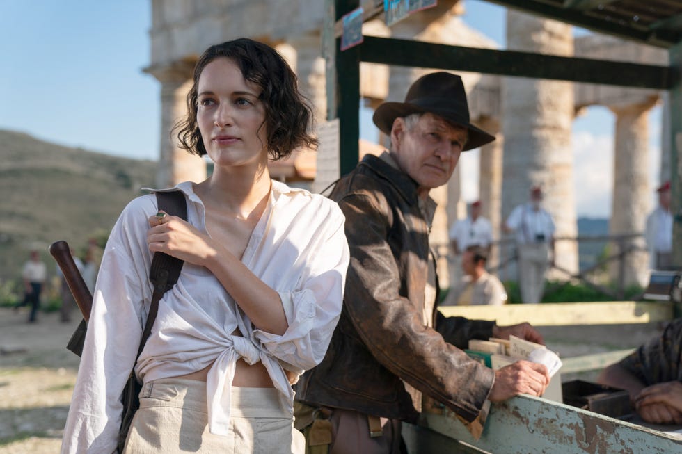 Phoebe Waller Bridge und Harrison Ford in Indiana Jones 5