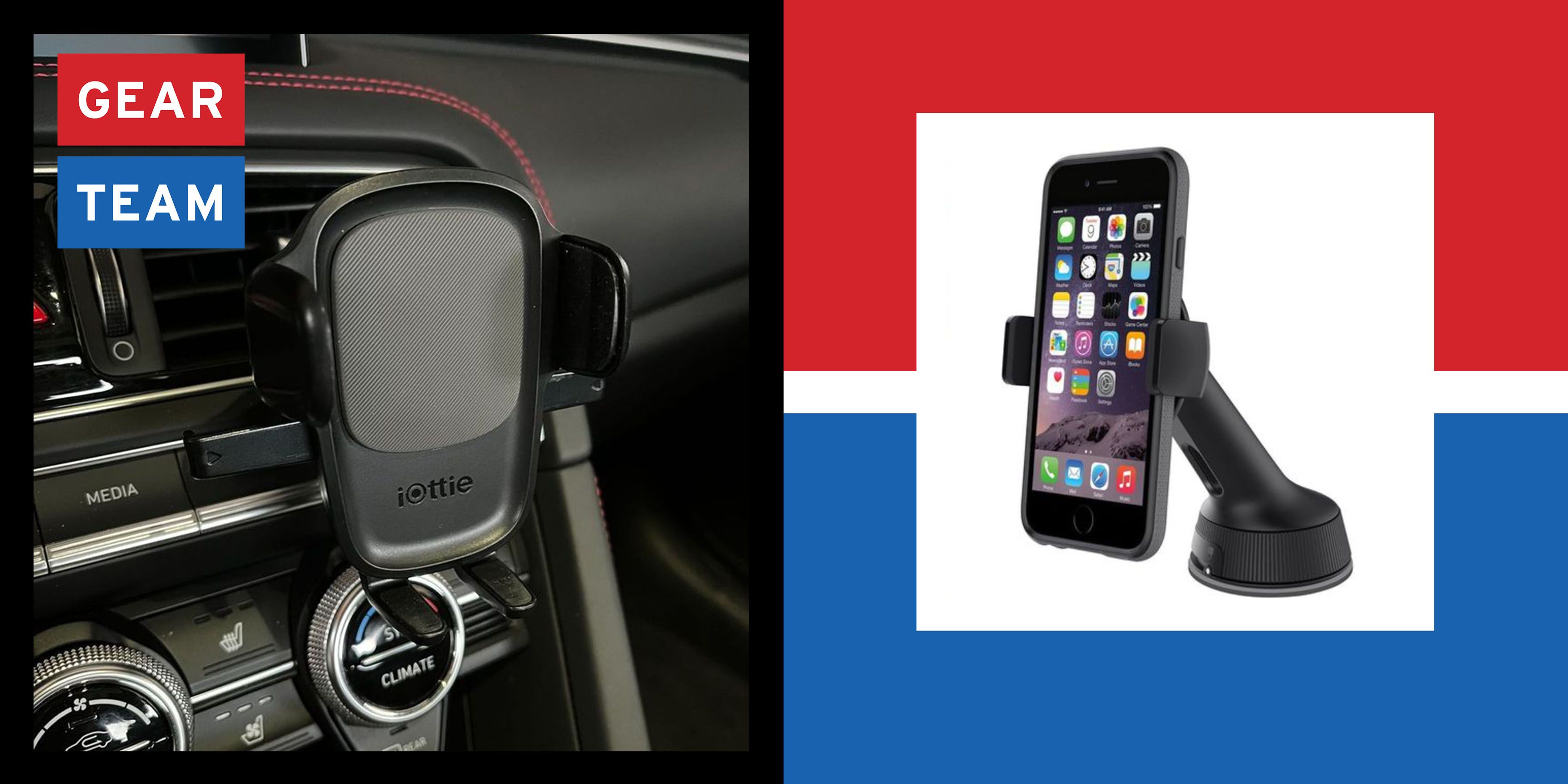 Car phone holder easily selling clamps hands-free universal suitable for instrument panel windscreen ventilation