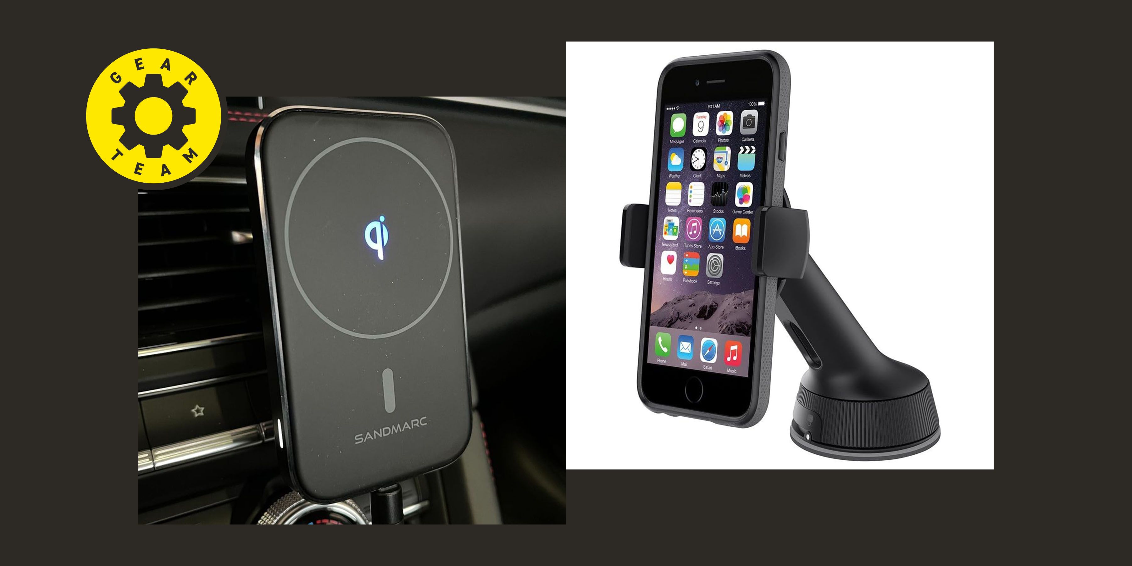 What are the different types of car phone holder?