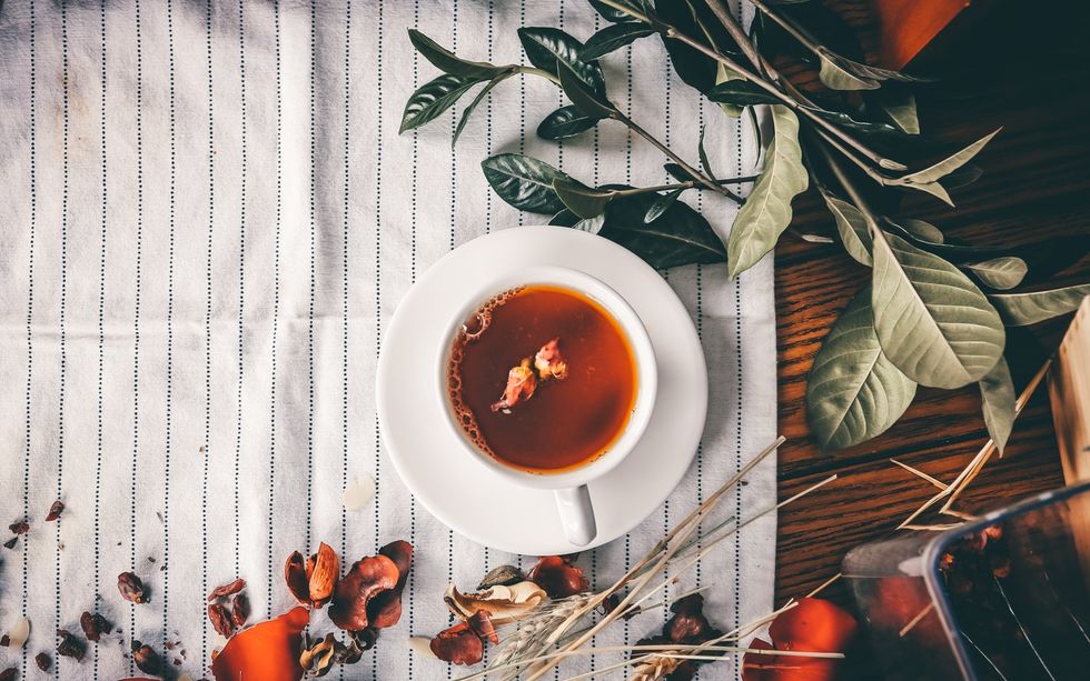 Chinese herb tea, Cup, Food, Coffee cup, Still life photography, Cup, Tableware, Tea, Dianhong tea, Earl grey tea, 
