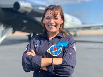 Lorraine Kelly marks her 60th birthday with astronaut training