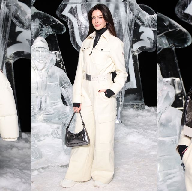 安海瑟薇現身雪中時尚秀把白色羽絨衣穿的太美！20多年來都沒變 穿搭同款品牌、歷屆紅毯造型一次看