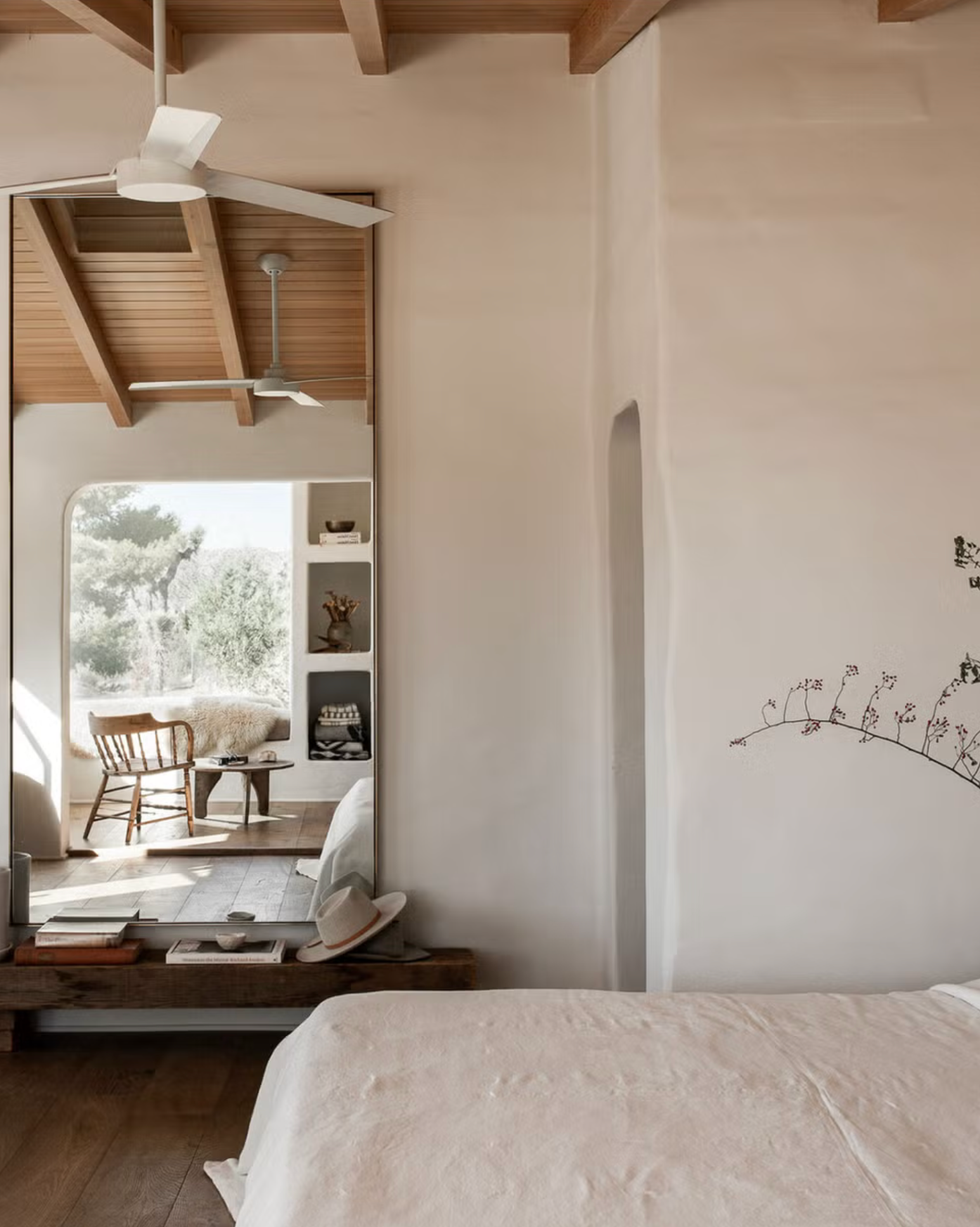 airy minimalist bedroom