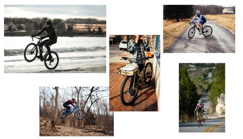 Cyclists from Bicycling's Best Bikes Issue 3 2020.