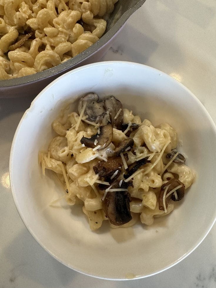 a bowl of food