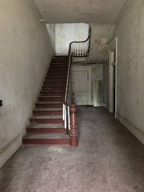 Stairs, Building, Handrail, Room, Floor, Architecture, Plaster, 