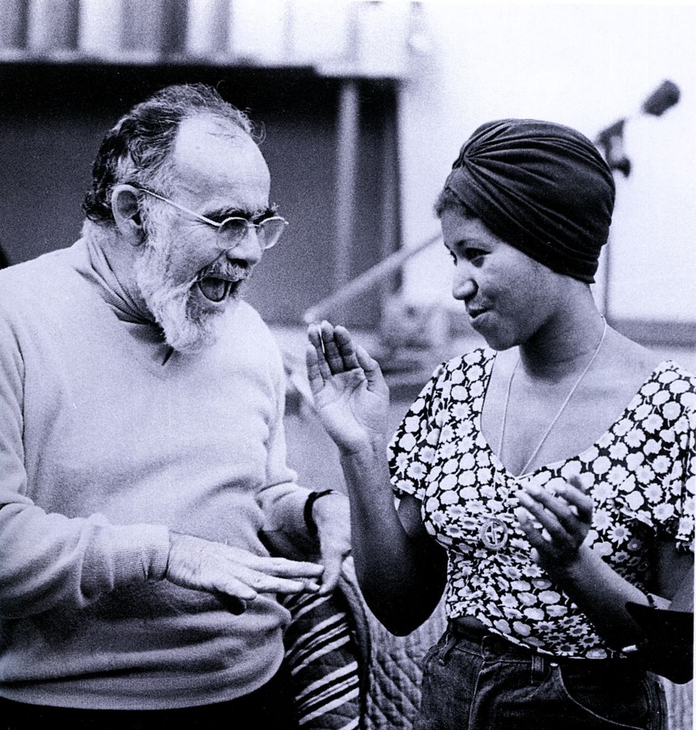 Photo of Jerry WEXLER and Aretha FRANKLIN