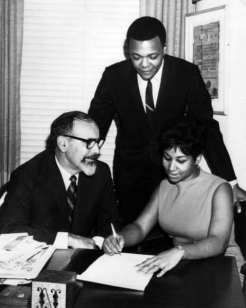 Photo of Jerry WEXLER and Aretha FRANKLIN