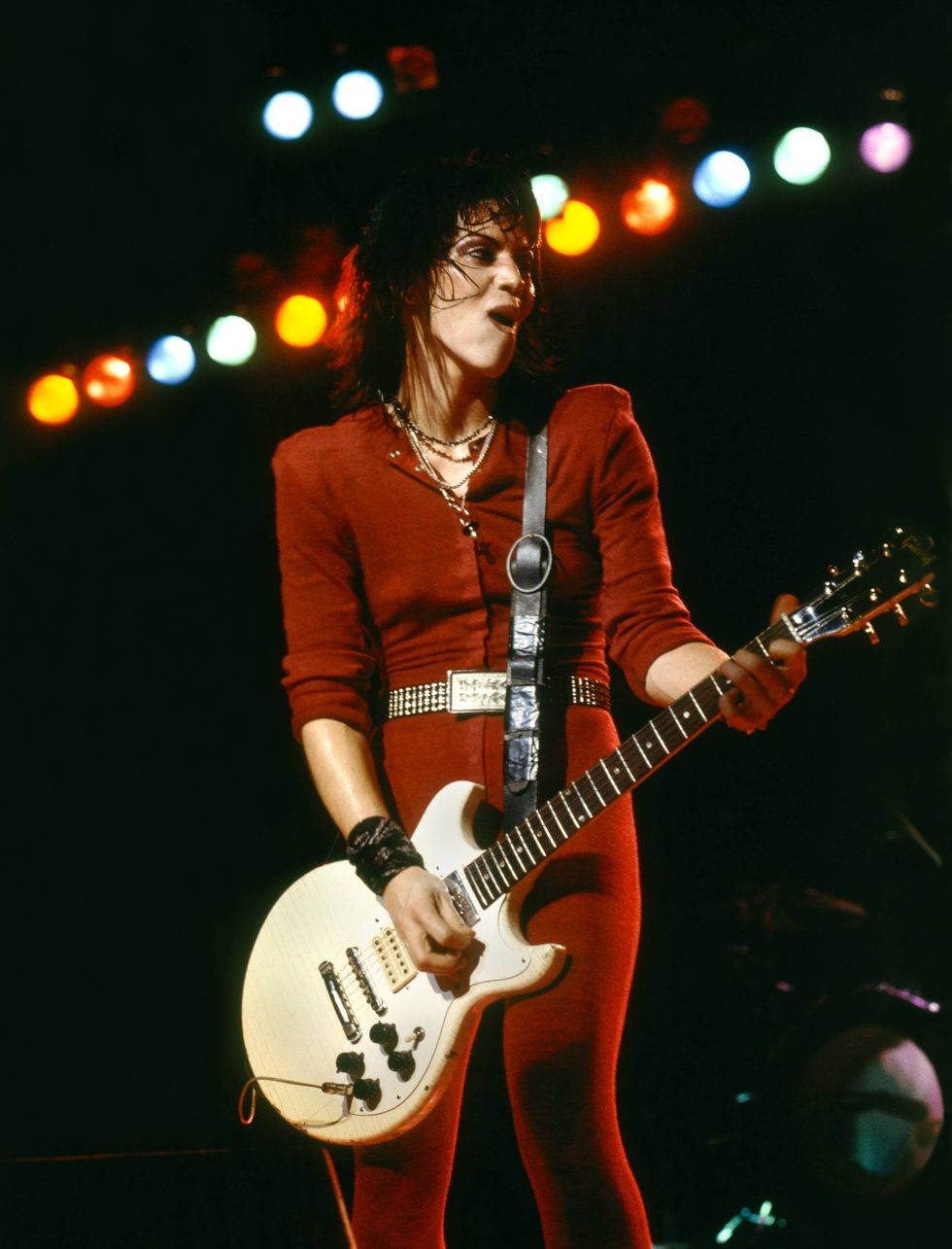 Rock of Ages Artists: Rock Respect: Joan Jett and the Blackhearts payed tribute to rock 'n roll music in 1981, with 'I Love Rock 'N Roll.' Originally recorded by the London-based band Arrows, Jett's soulful vocals and sexual undertones made the song famous. (Photo: Redferns)