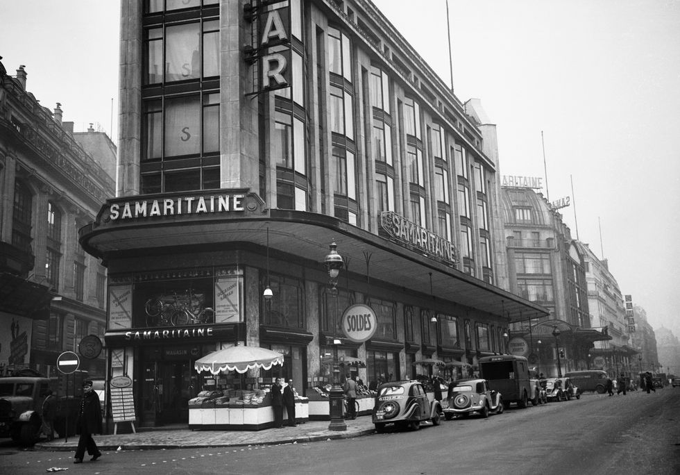 巴黎必逛景點 莎瑪麗丹百貨 lvmh集團收購 周杰倫還在此拍mv samaritaine facade 1949
