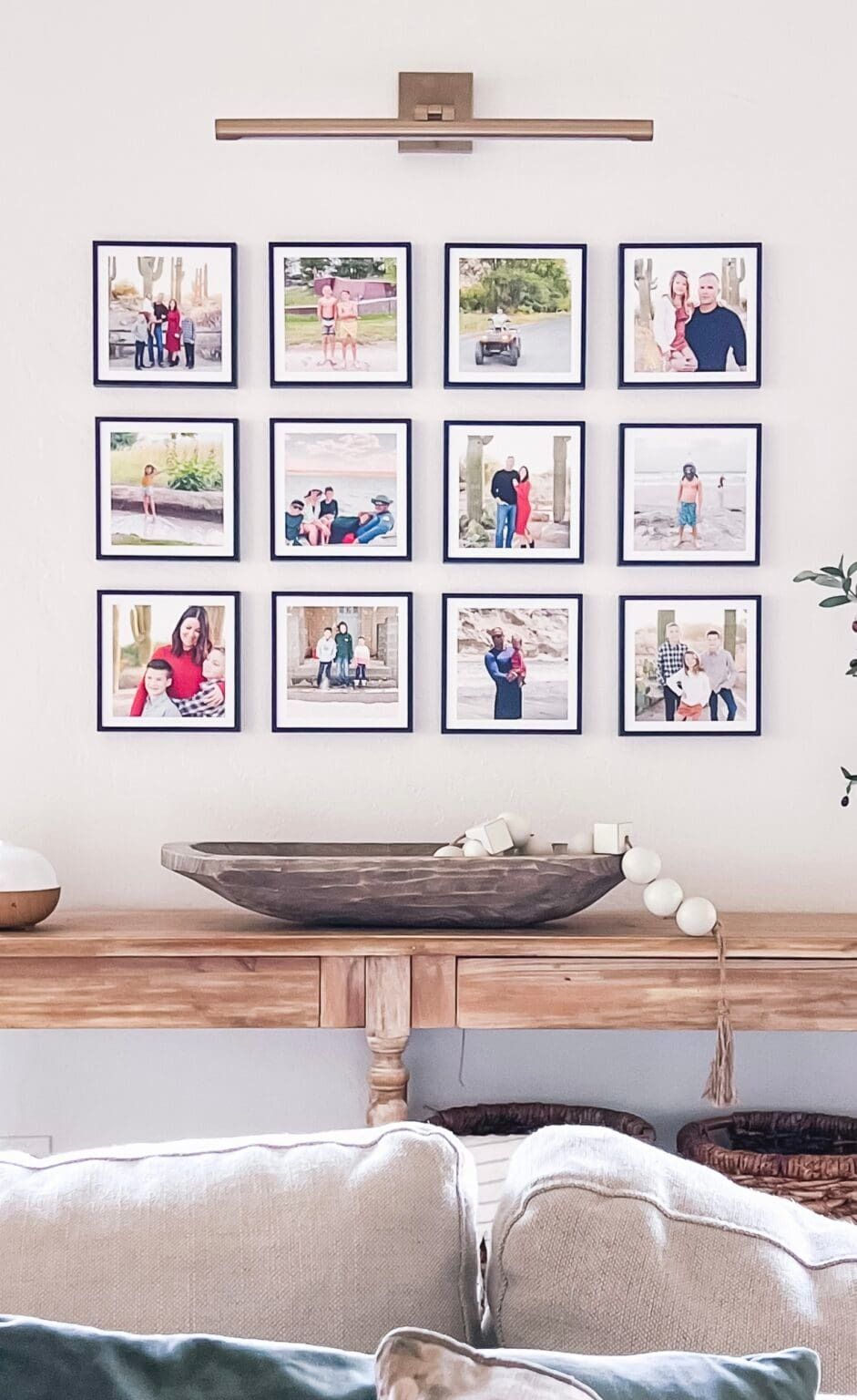 Triple Picture Frame Displays: Show Off In Sets Of Three  Picture frame  layout, Picture frame gallery, Small picture frames