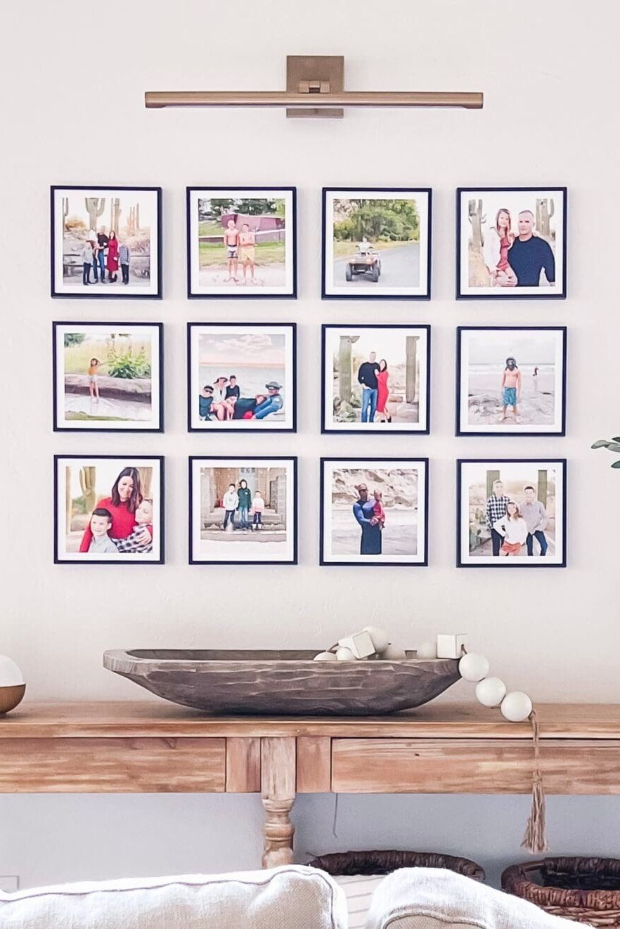 Picture Frame Gallery Photo Wall Ideas for Beginners