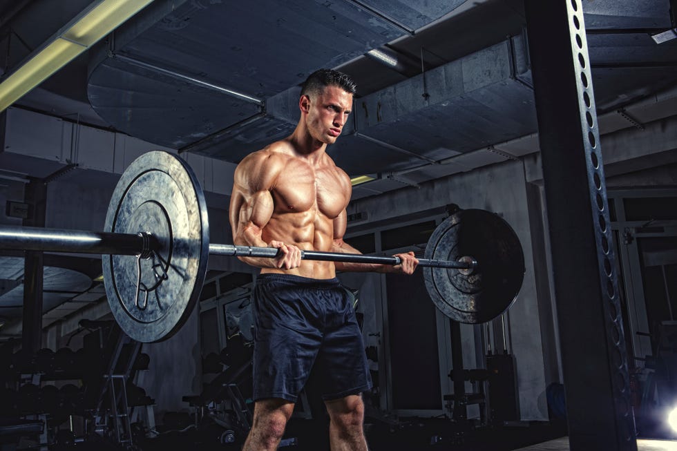 physical athlete weightlifting