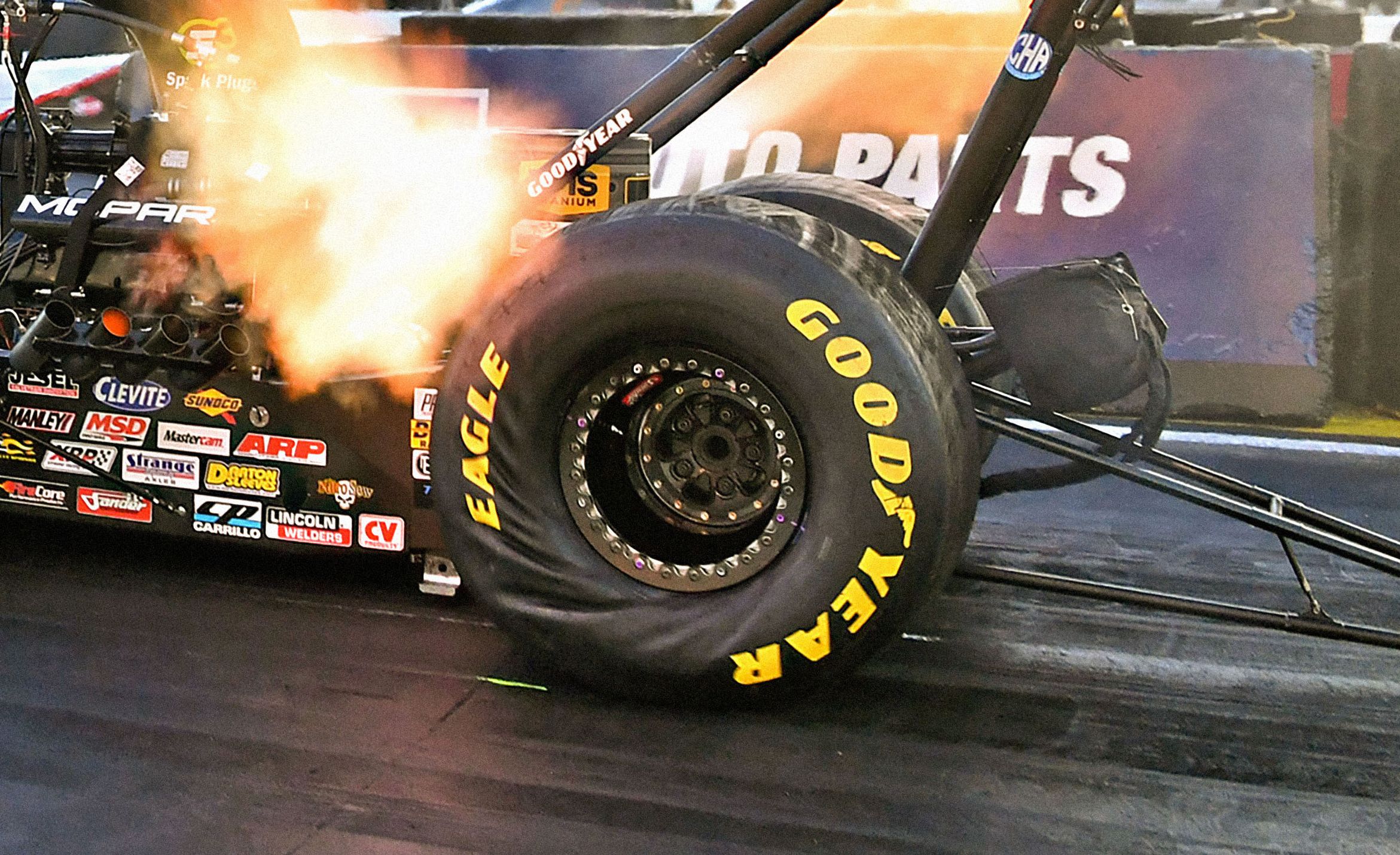 top fuel dragster tires