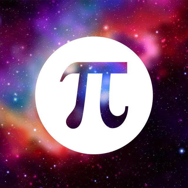 pi day. science space illustration. iinfinitely concept