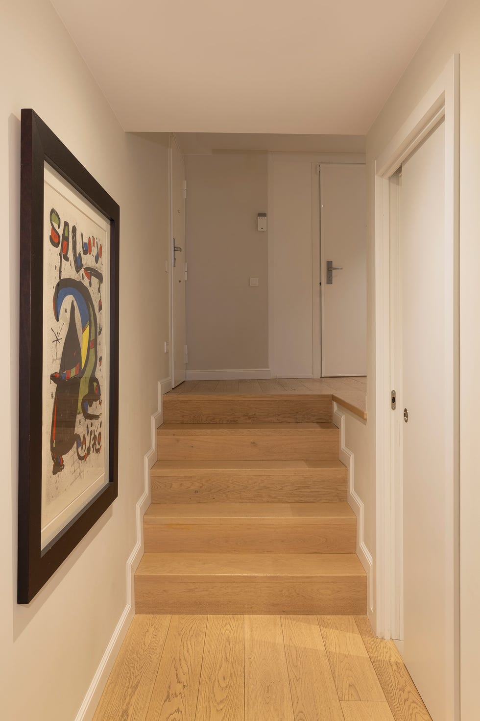 escalera de madera