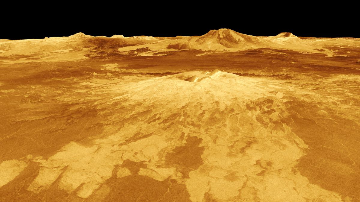 Venus Volcanoes  Venus Could Be Volcanically Active
