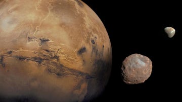 phobos en deimos, de manen van mars