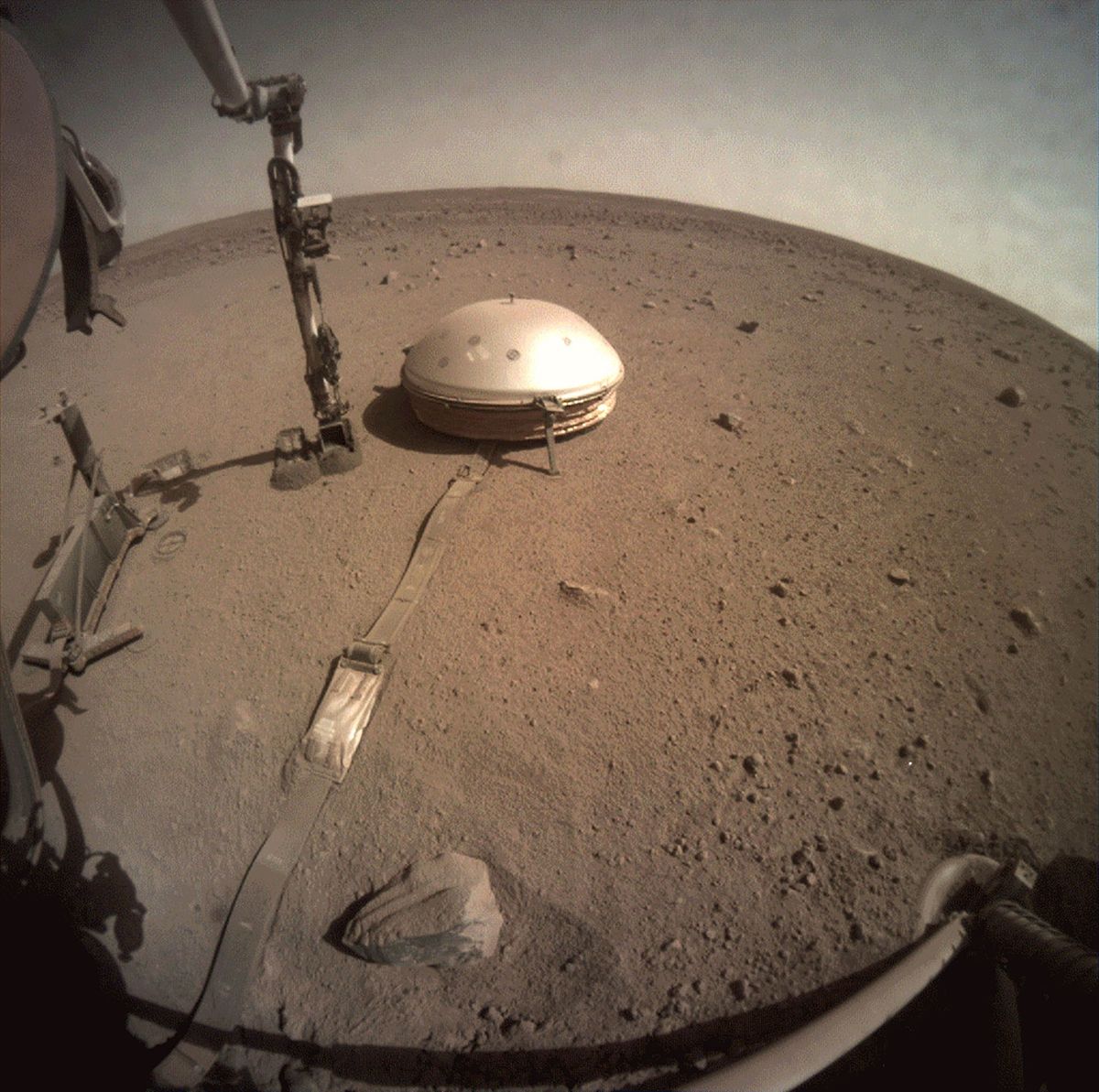 Sinds begin 2019 heeft de seismometer van de NASAsonde InSight metingen verricht die van cruciaal belang zijn voor een beter begrip van Mars inwendige structuur Dankzij InSight hebben wetenschappers nu de omvang van de vloeibare kern van de Rode Planeet kunnen vaststellen naast eigenschappen van de Martiaanse mantel en korst