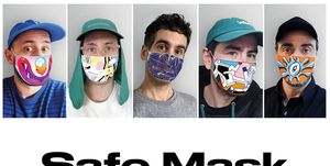 safe mask, artistas urbanos contra el vivid 19