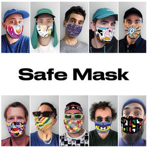 safe mask, artistas urbanos contra el vivid 19