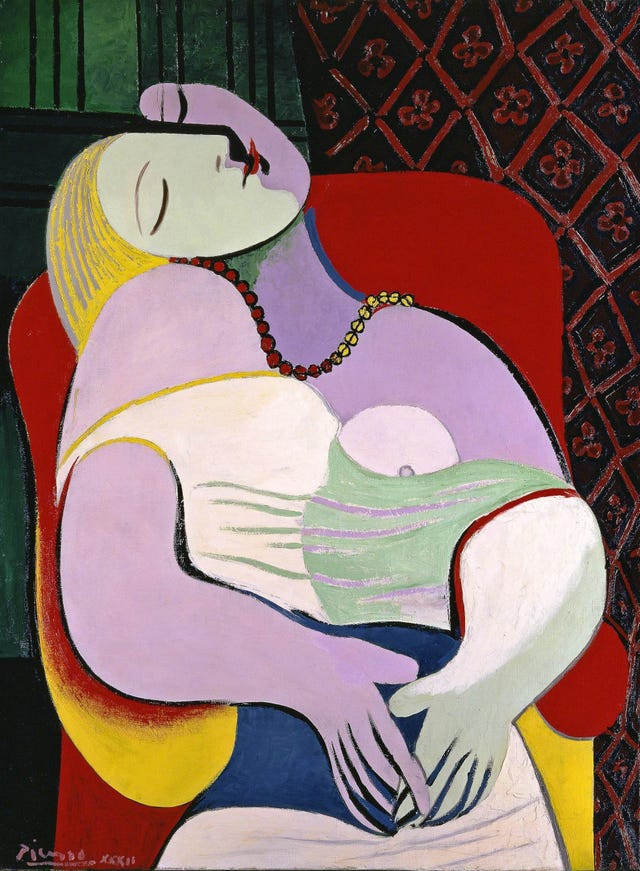 le rêve by pablo picasso