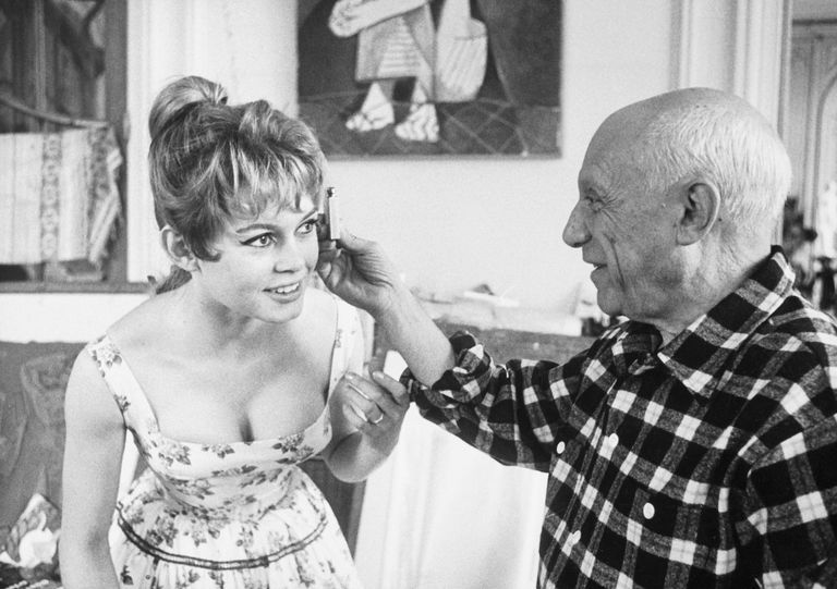 Picasso Measuring Bardot'S Head