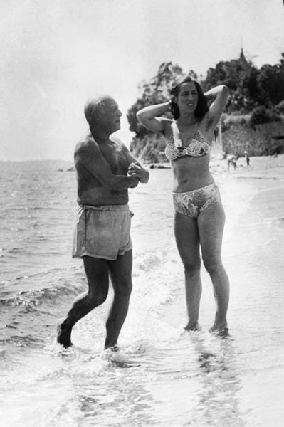 picasso e françoise gilot