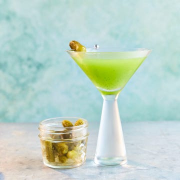 pickle juice, honeydew melon and coriander martini recipe