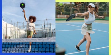 women playing padel and pickleball