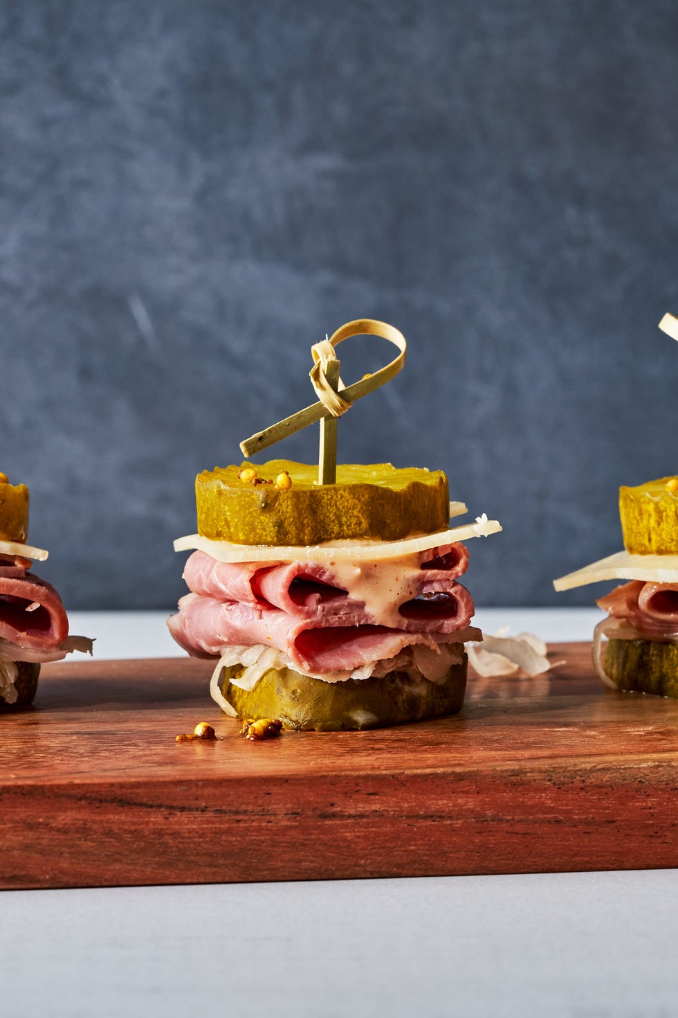 reuben pickle bites