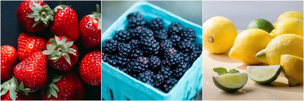 Natural foods, Food, Berry, Fruit, Blackberry, Superfood, Local food, Frutti di bosco, Plant, Seedless fruit, 