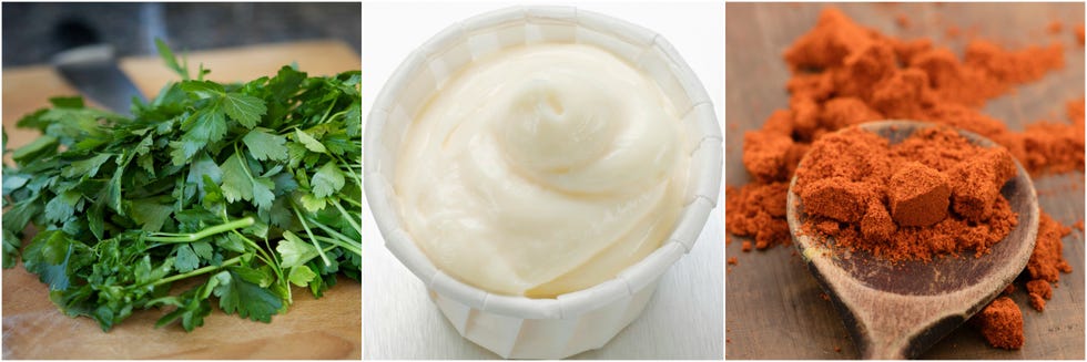 Dish, Food, Cuisine, Ingredient, Aioli, Mayonnaise, Dip, Sour cream, Produce, Purée, 