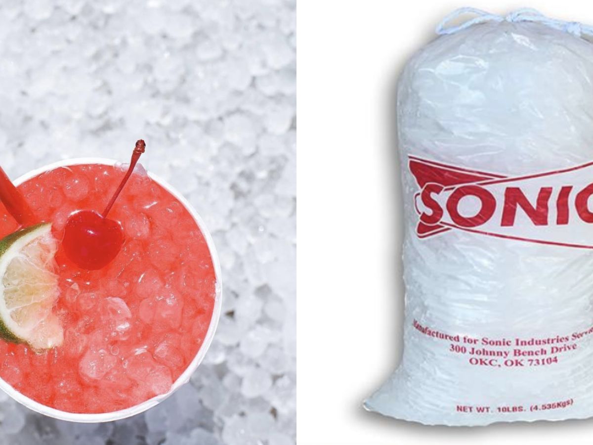 How much is a bag of ice at Sonic?
