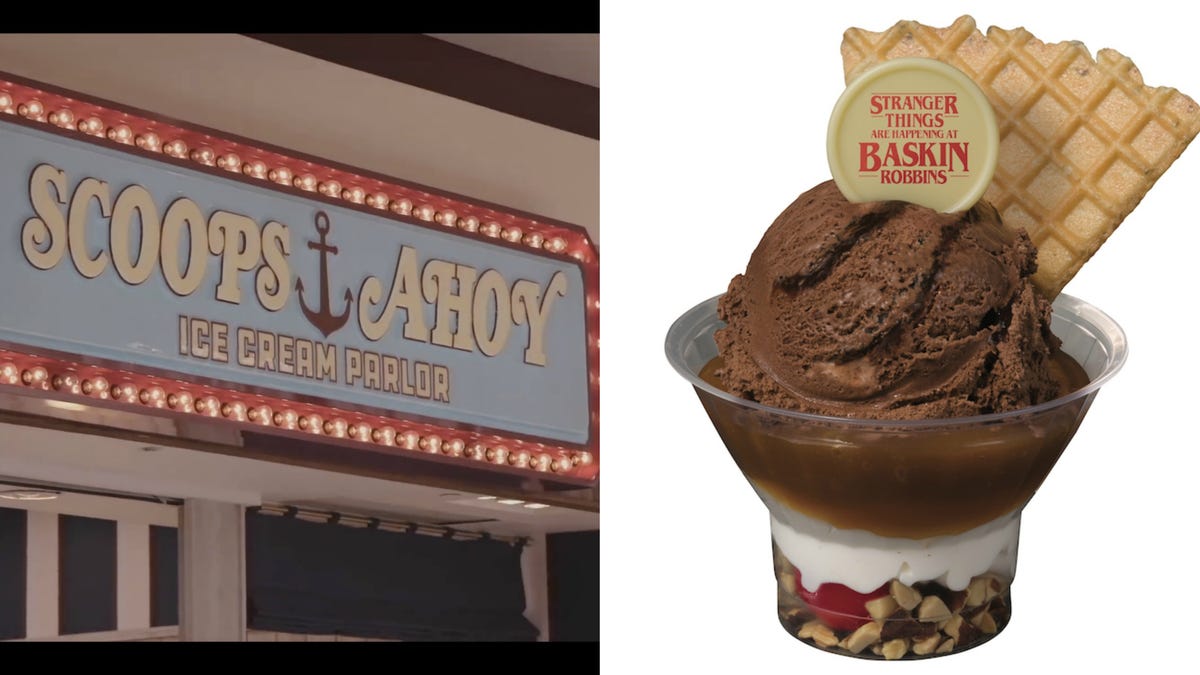 preview for Baskin-Robbins Recreated The Scoops Ahoy Ice Cream Shop From 'Stranger Things'