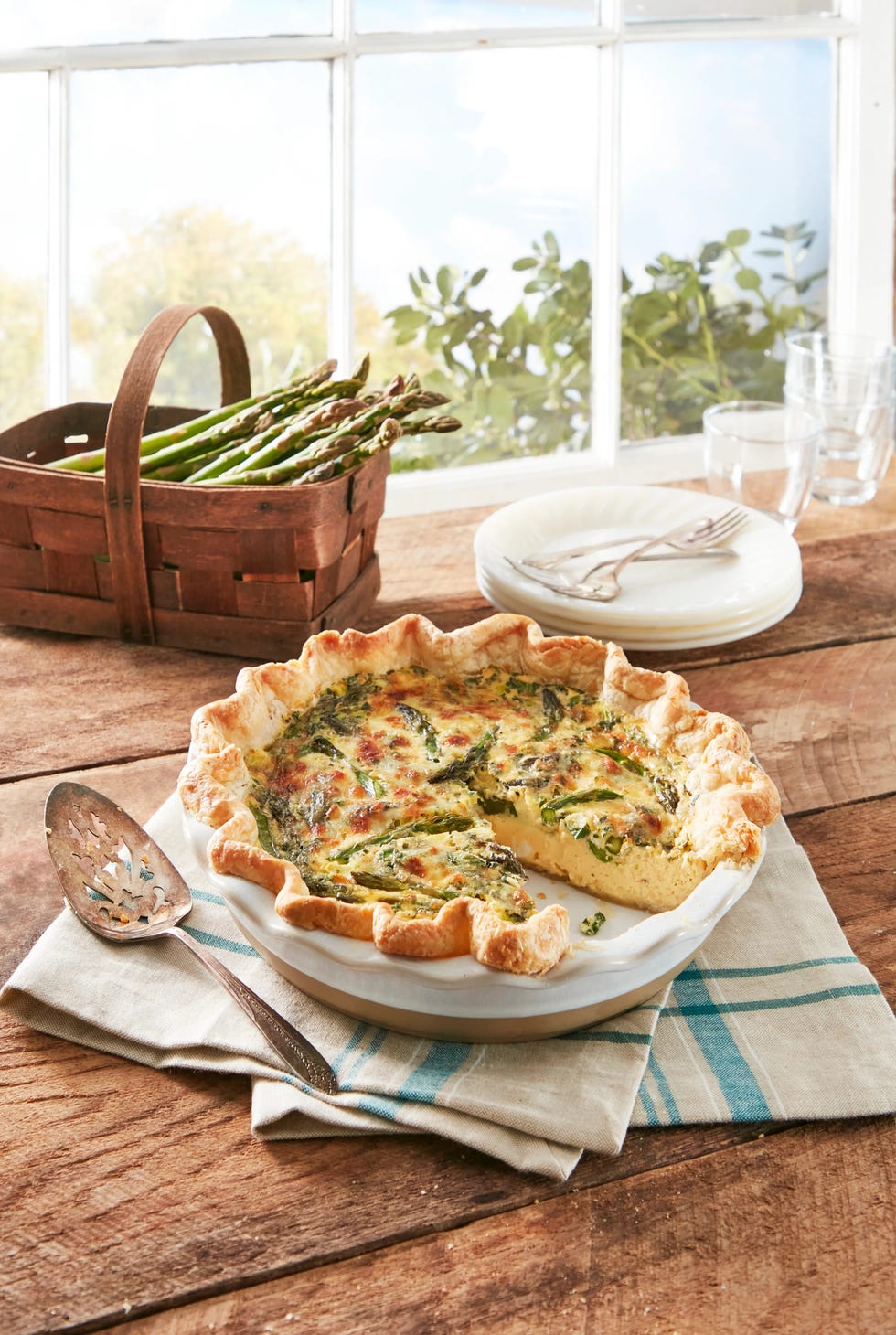 asparagus quiche