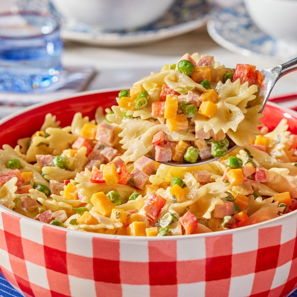 picnic food ideas bow tie pasta salad