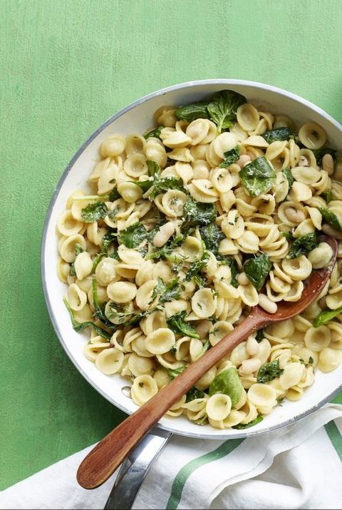 picnic ideas orecchiette with white beans and spinach