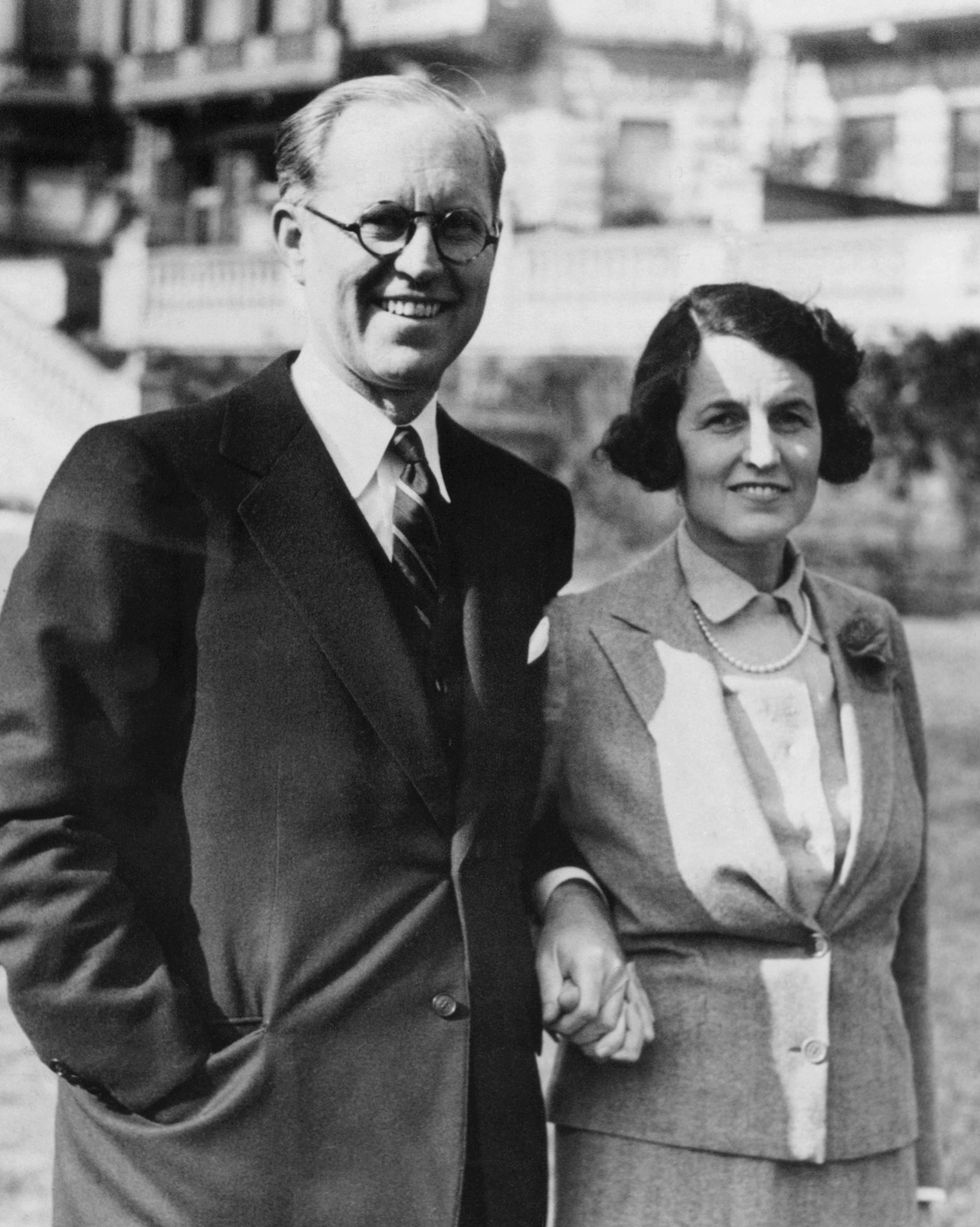 rose fitzgerald kennedy with her husband joseph kennedy