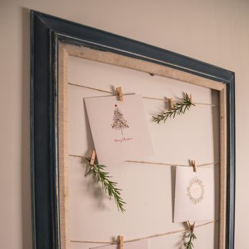 christmas card display picture frame, bhf x lynne lambourne