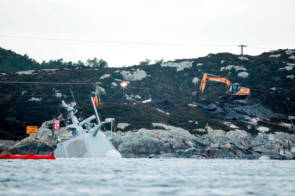 Norway Will Scrap Sunken Frigate