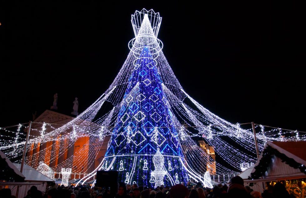 Alberi Di Natale Più Grandi Del Mondo Gli alberi di Natale più belli del mondo | Elle Decor
