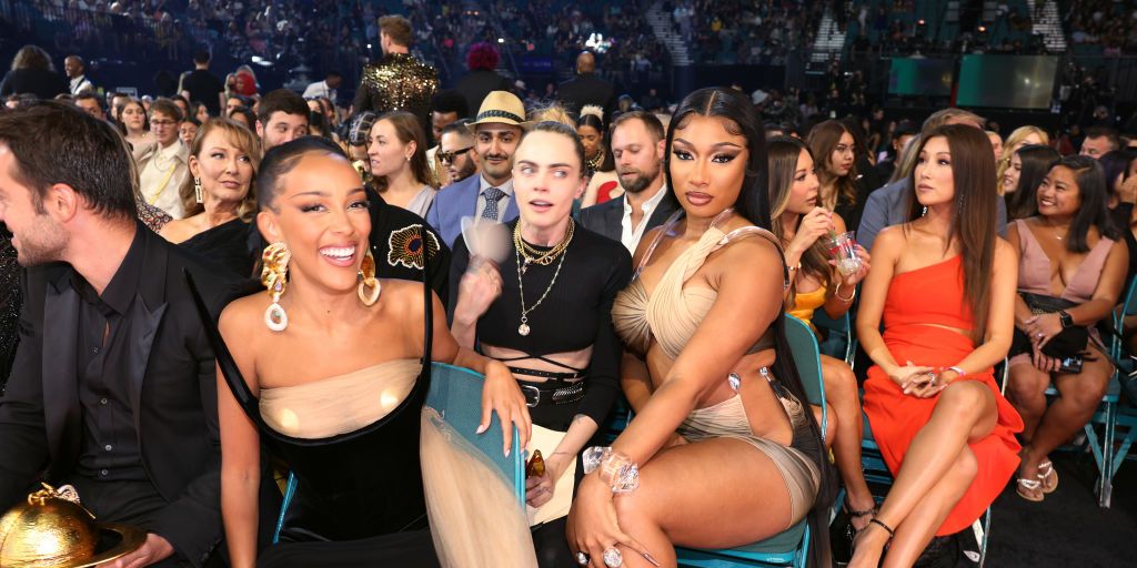 Apparently Megan Thee Stallion Cropped Cara Delevingne Out of a BBMAs Photo