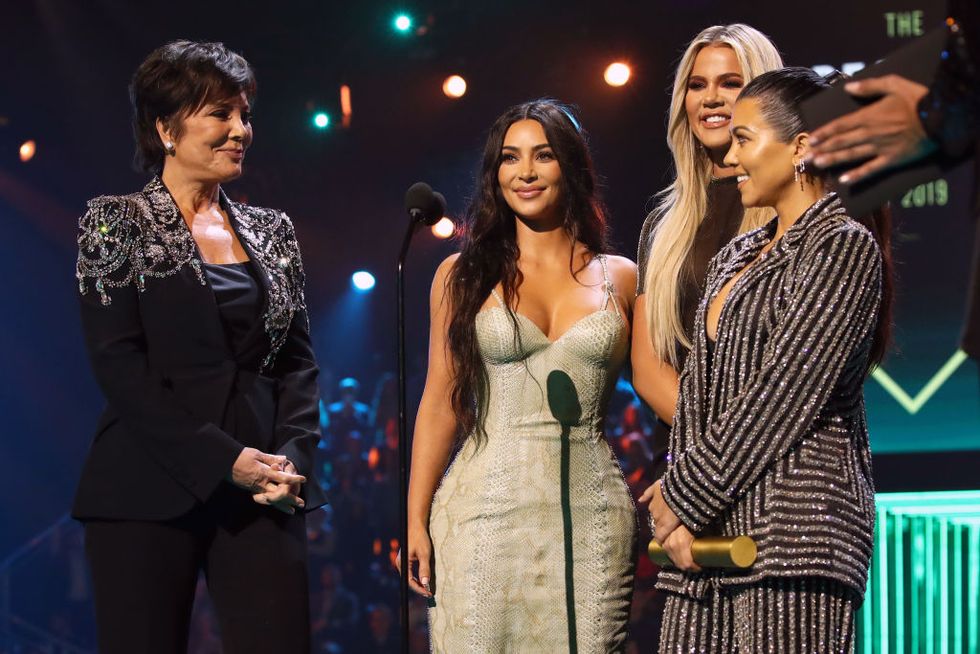 the kardashians at the 2019 people's choice awards