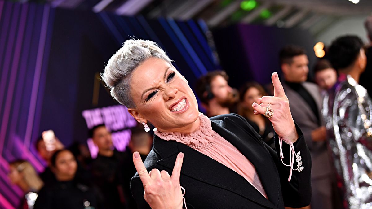 preview for P!nk Reacts To Her Very First Music Video, Her Iconic 'Glitter In the Air' Grammys Performance & More | Billboard