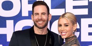 tarek el moussa and heather rae young 2022 people's choice awards red carpet