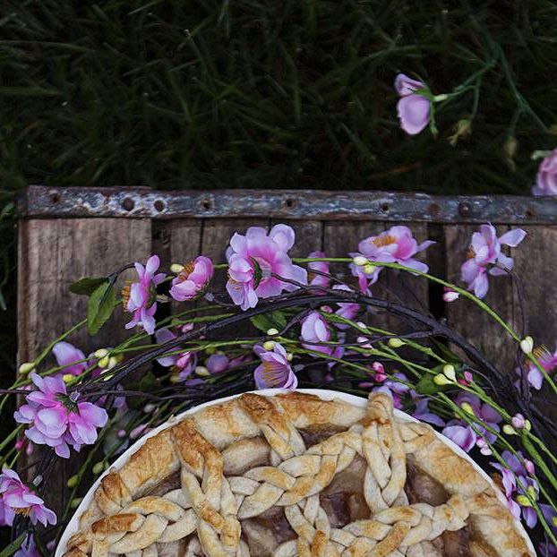 pie crust designs braided lattice apple pie