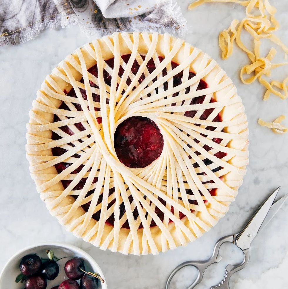 pie crust designs cherry lambic spoke pie